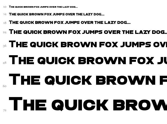 Vegan Abattoir font waterfall